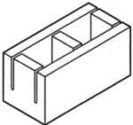 Block 8" Bond Beam with Knockouts [Drawing]