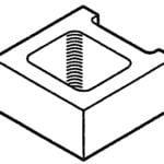 Block 8", Half Block, Half-High [Drawing]