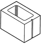 Block 12", 3-Scored, Half [Drawing]