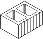 Block 12", 7-Scored, Standard [Drawing]