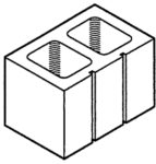 Block 8", 3-Scored, Three-Quarter [Drawing]
