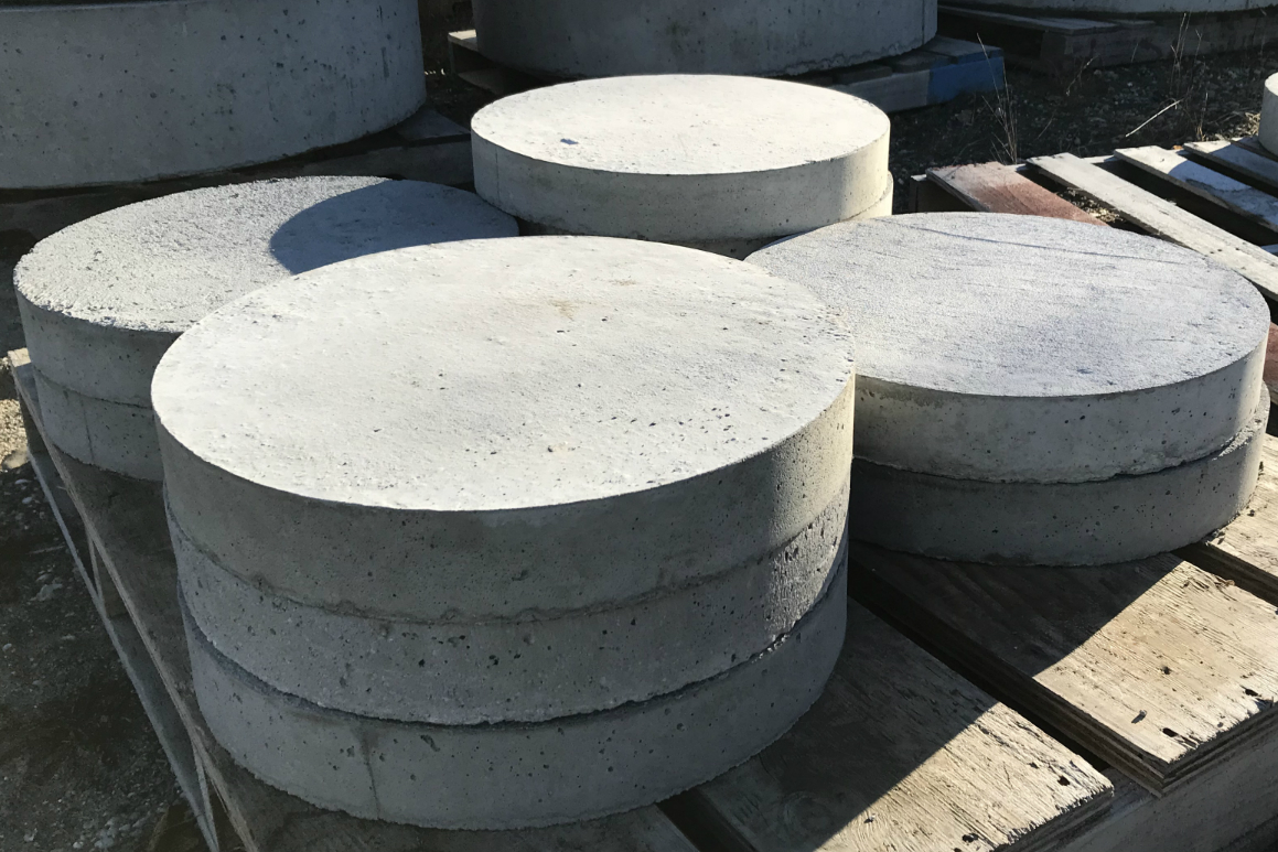 Round Concrete Pads Fairbanks Materials Inc FMI 