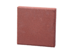 Step Stone 12" Square, Solid - Aurora Red