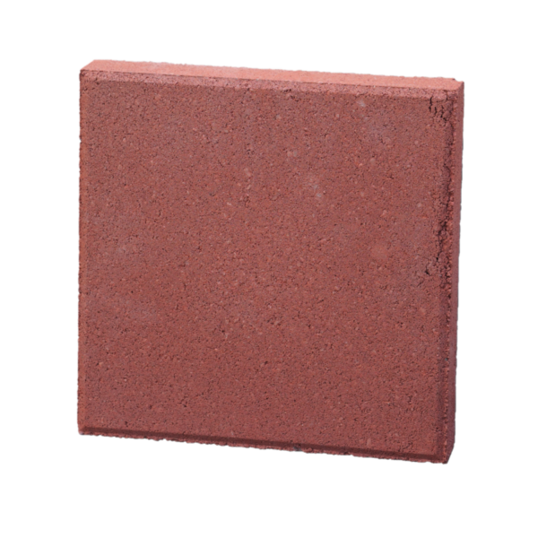 Step Stone 12" Square, Solid - Aurora Red